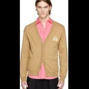 Moschino Brown Patch Cardigan Size 50